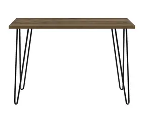 Owen Retro Office Writing Desk in Walnut Look