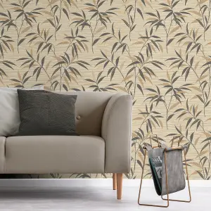 Crown Fusion Leaf Natural Wallpaper M1772