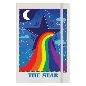 Deadly Tarot The Star Hardback A5 Notebook Cream/Multicoloured (One Size)