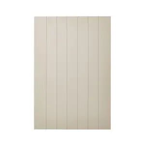 GoodHome Verbena Matt cashmere painted natural ash shaker Standard End panel (H)870mm (W)590mm