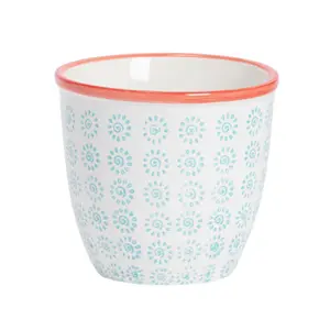 Nicola Spring - Hand-Printed Plant Pot - 14cm