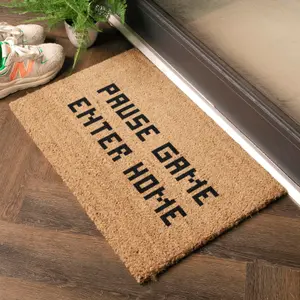 Pause Game Enter Home Doormat (60 x 40cm)