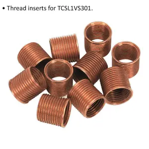 10 Pack of M14 x 1.25mm Thread Inserts for ys10921 Repair Kit