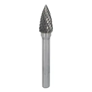 Sealey Tungsten Carbide Rotary Burr Arc Pointed Nose 10mm SDB03