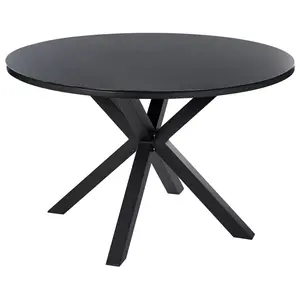 Garden Table Ceramic Glass Black MALETTO