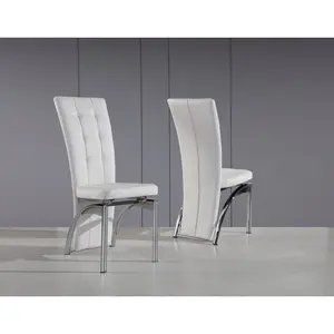 Brittie Upholstered Dining Chair (Set of 2) White