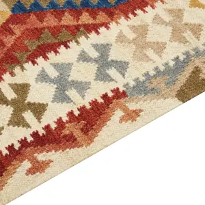 Wool Kilim Area Rug 200 x 300 cm Multicolour OSHAKAN