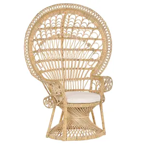 Peacock Chair EMMANUELLE Rattan Natural