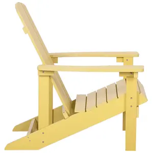 Garden Chair ADIRONDACK Yellow