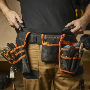 Magnusson Orange & black Tool belt & holster set