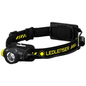 Ledlenser H5R Work Rechargable 500 Lumen Natural Light 80 CRI Inspection LED Head Torch for Electricians and Plumbers