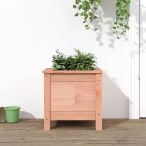 Berkfield Garden Planter 40x40x39 cm Solid Wood Douglas