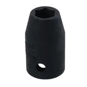 8mm 3/8in Drive Shallow Stubby Metric Impacted Socket 6 Sided Single Hex