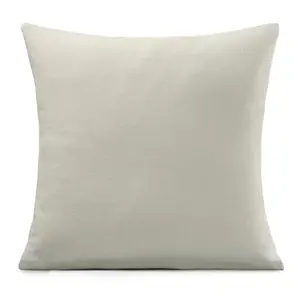 Plain 45cm x 45cm Velvet Chenille Cushion Cream