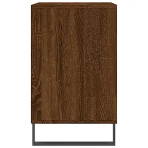 Berkfield Shoe Cabinet Brown Oak 102x36x60 cm Engineered Wood