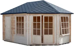 Shire Leygrove 10x14 ft Apex Wooden Cabin - Assembly service included