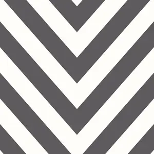 Holden Decor Chevron Black/White Geometric Print Smooth Wallpaper