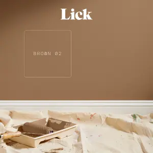 Lick Brown 02 Peel & stick Tester