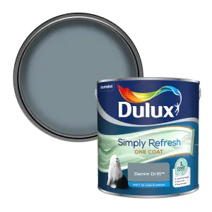 Dulux One coat Denim drift Matt Emulsion paint, 2.5L