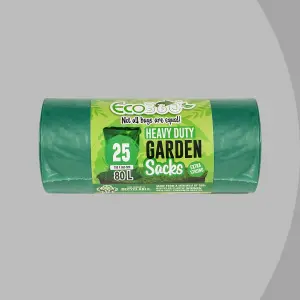 25 Garden Sacks - 80L - Green Sacks