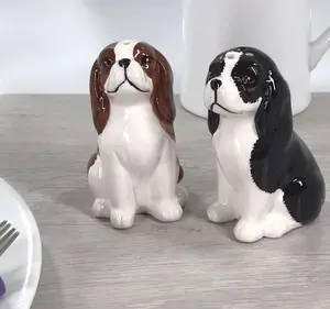 King Charles Spaniel novelty Salt & Pepper shaker set