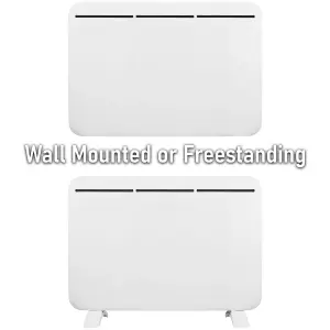 MYLEK Electric Panel Heater - Wall Mounted or Free Standing 2000w