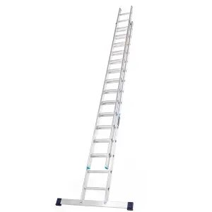 TASKMASTER Aluminium Professional Extension Ladder - 4.0m Double