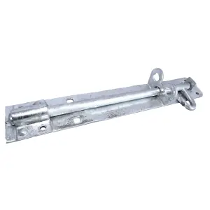 10" Bright Zinc Plated Brenton Bolt Door Gate Lock