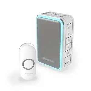 Honeywell DC315N Wireless LED Doorbell with Halo Light and Sleep Mode