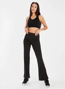 Active Black Kick Flare Yoga Pants - Tu Clothing By Sainsburys