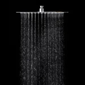 Cooke & Lewis Upana Chrome effect Single-spray pattern Shower head