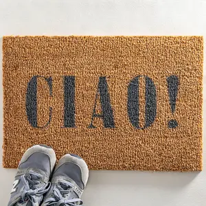 Ciao Grey Doormat - Regular 60x40cm