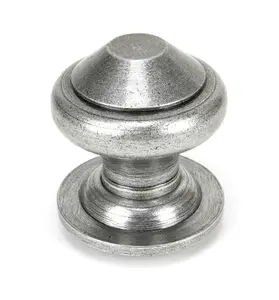 From The Anvil Pewter Regency Centre Door Knob