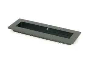 From The Anvil Matt Black 175mm Plain Rectangular Pull