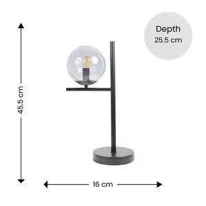 Kincso 45.5Cm Black Table Lamp No