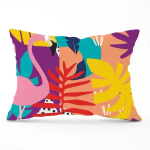 Tropical Flamingoes Cushions 33cm x 48cm