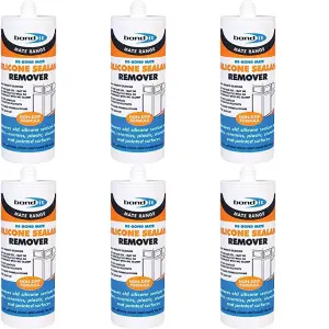 BOND IT Silicone SEALANT Remover Non DRIP Eater 125ml DBON1125(N) (Pack of 6)