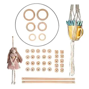 MACRAME STARTER PACK - Macram Accessories Starter Pack: 39 Pieces - Trimits