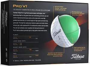 Titleist Pro V1 Golf Balls - White - 12 Pack