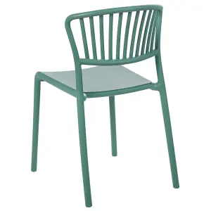 Set of 4 Garden Chairs GELA Mint Green