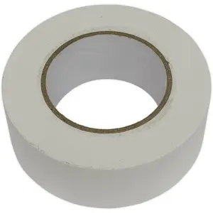 High-Quality White Duct Tape Roll 50mm x 50m - Easy Tear & Moisture Resistant