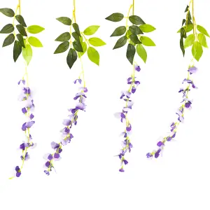 Gardenwize Solar Decorative Wisteria Flower Lights