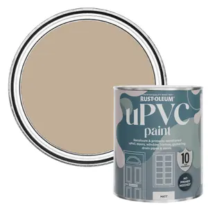 Rust-Oleum Salted Caramel Matt UPVC Paint 750ml