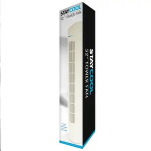 StayCool 32" (80cm) Tower Fan - White