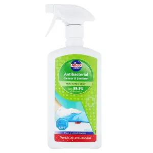 Nilco Antibacterial Cleaner and Sanitiser - 500ml Multi-Surface Spray x 2