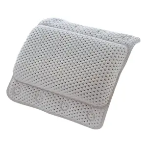 Bath Pillow - Bath and Spa Head Rest with Suction Cups - Bath Cushion Bathing Pillow - Provides support & comfort