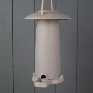 Earthy Sustainable Straw Seed Bird Feeder