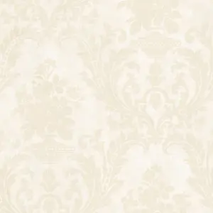 Galerie Stripes And Damask 2 Beige Sari With Texture Smooth Wallpaper