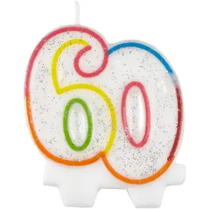 Amscan Wd 60 Candle Multicoloured (One Size)