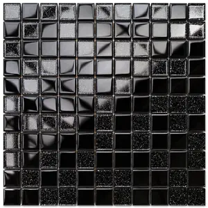 Glass mosaic on mesh for bathroom or kitchen 300mm x 300mm - Obsession